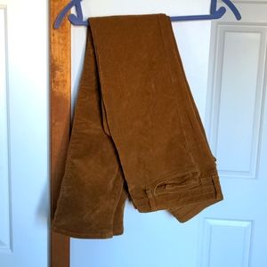 J Brand rust pencil leg cords